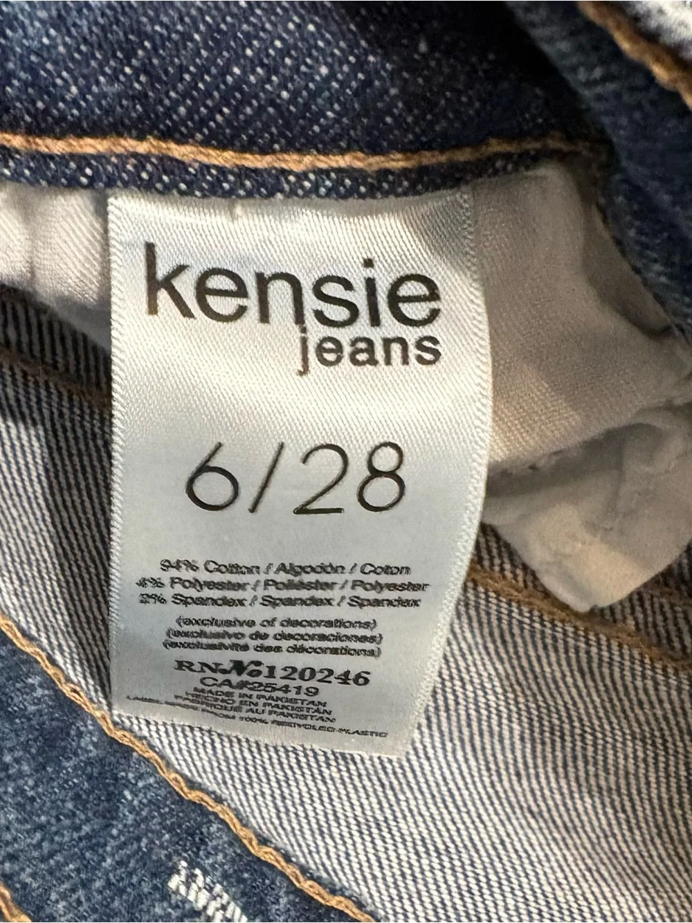 Kensie Light Blue High-Rise Skinny Jeans
